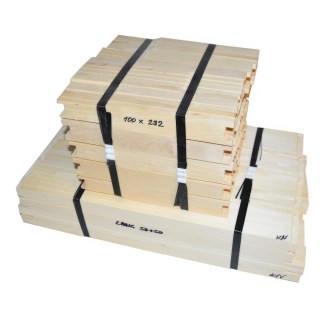 Lindenrohlinge für Rahmen - Langstroth 232 - Hoffman